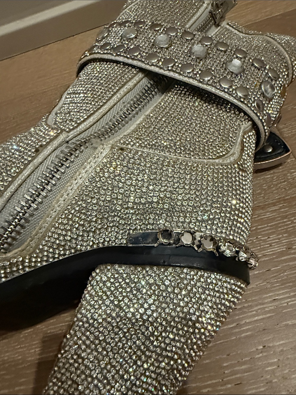 Club Exx rhinestone sheriff shine boots size 7 - Picture 7 of 7